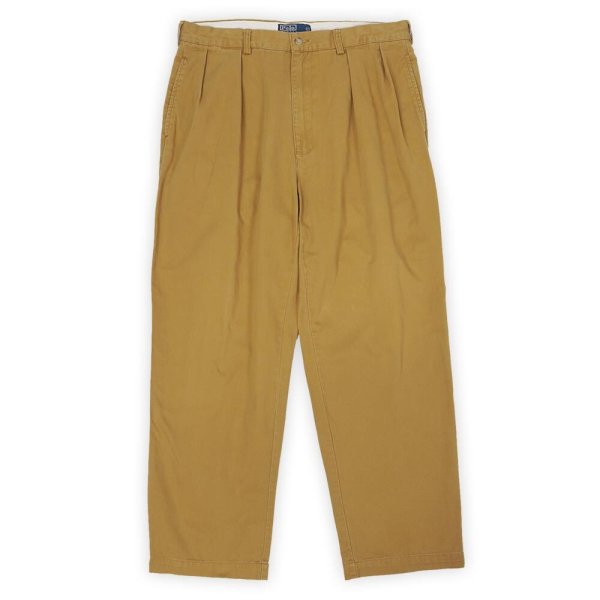 画像1: 90's Polo Ralph Lauren 2タック チノトラウザー “ANDREW PANT / W36 L30” (1)