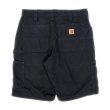 画像2: 00's Carhartt ダックペインターショーツ “BLACK” (2)