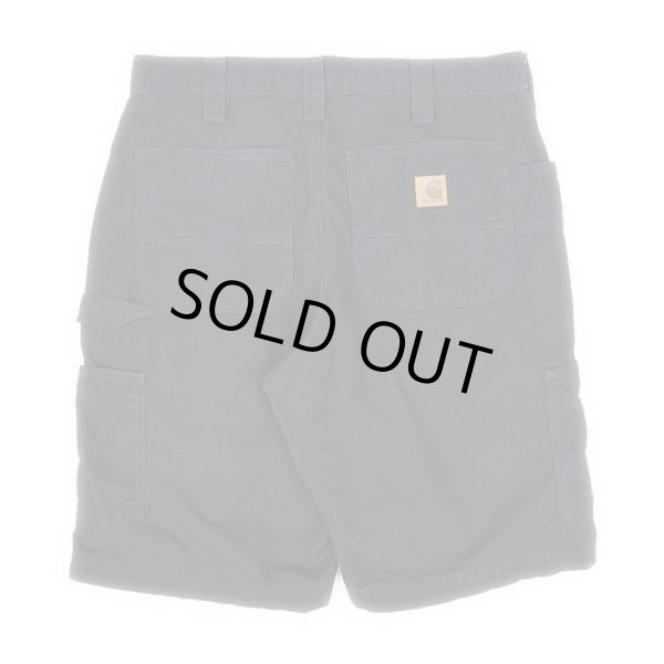 画像2: 00's Carhartt ダックペインターショーツ “BLACK” (2)