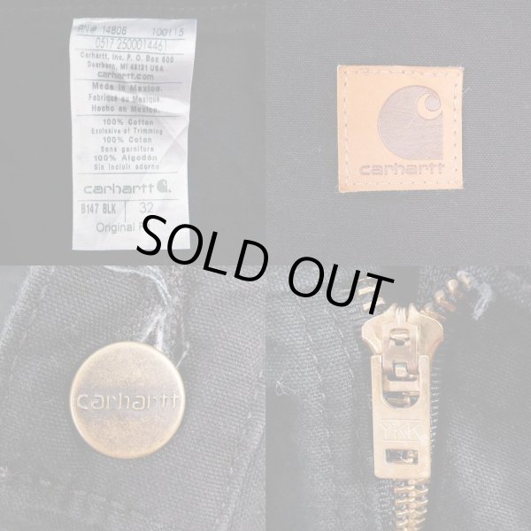 画像3: 00's Carhartt ダックペインターショーツ “BLACK” (3)
