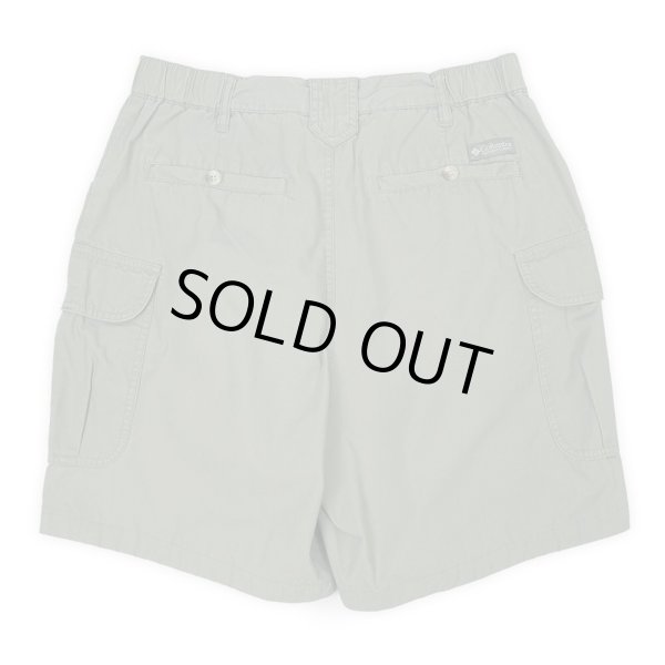 画像2: 00's Columbia 1タック コットンカーゴショーツ "OLIVE" (2)