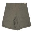 画像2: 90's KHAKI'S by ARROW 2タック コットンリネンショーツ (2)