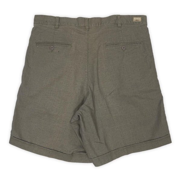 画像2: 90's KHAKI'S by ARROW 2タック コットンリネンショーツ (2)
