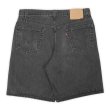 画像2: 90-00's Levi's 550 ブラックデニムショーツ "W35相当" (2)