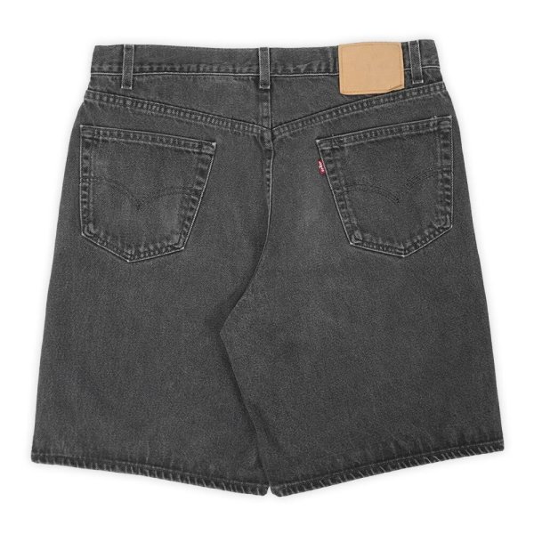 画像2: 90-00's Levi's 550 ブラックデニムショーツ "W35相当" (2)