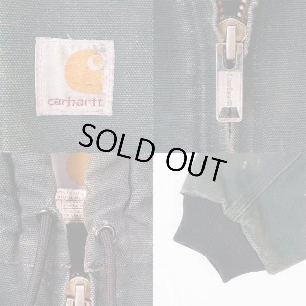 画像4: 00's Carhartt アクティブジャケット "企業ロゴ刺繍 / MADE IN USA" (4)