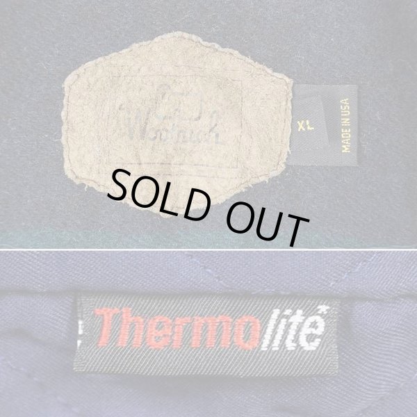 画像3: 90's Woolrich ワイドボーダー柄 Pコート "MADE IN USA" (3)