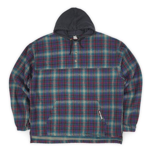 画像1: 90's NO FEAR ヘビーネルアノラック (1)