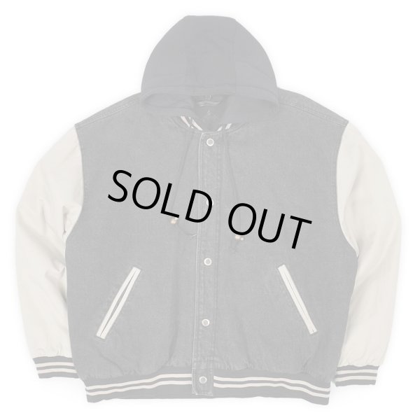 画像1: 90's BASIC EDITIONS ブラックデニムスタジャン (1)