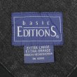 画像2: 90's BASIC EDITIONS ブラックデニムスタジャン (2)