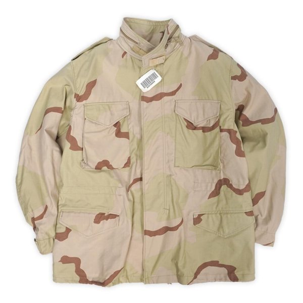 画像1: 90's US.Armed Forces 3C デザートカモ柄 M-65 フィールドジャケット "LARGE-REGULAR / DEADSTOCK" (1)