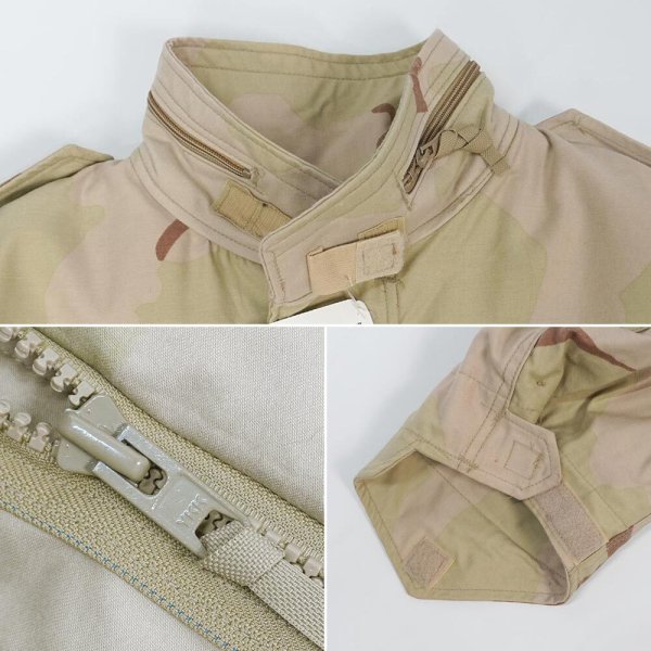 画像3: 90's US.Armed Forces 3C デザートカモ柄 M-65 フィールドジャケット "LARGE-REGULAR / DEADSTOCK" (3)