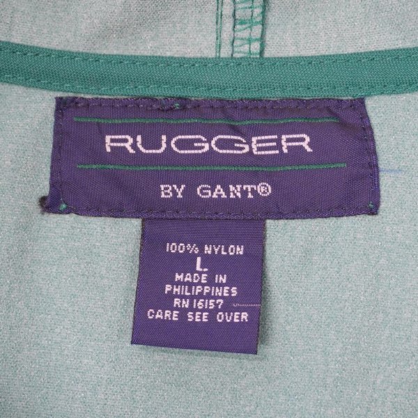 画像2: 90's RUGGER by GANT ナイロンアノラック (2)
