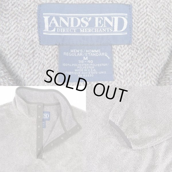 画像3: 90's LANDS' END スナップT型 フリースジャケット "MADE IN USA" (3)
