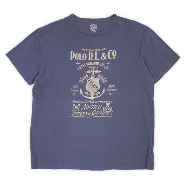 画像1: 00's Polo Ralph Lauren プリントTシャツ (1)