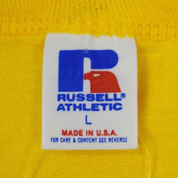 画像2: 80's RUSSELL ヘンリーネックTシャツ "DE QUEEN LEOPARDS / MADE IN USA" (2)