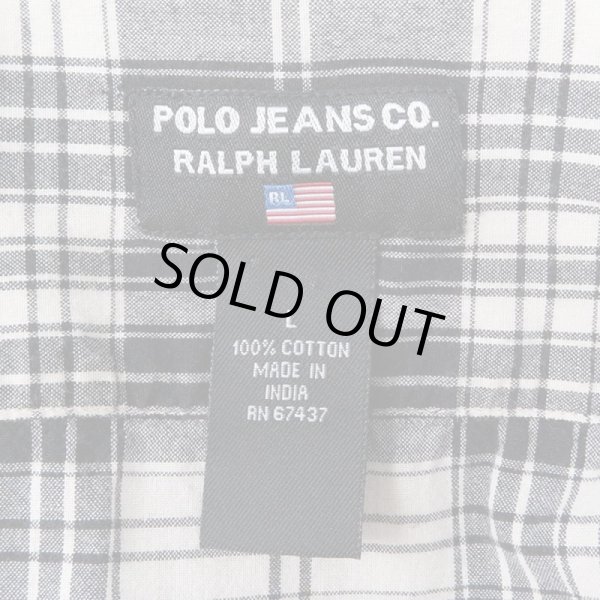 画像3: 90's POLO JEANS S/S レギュラーカラーシャツ (3)