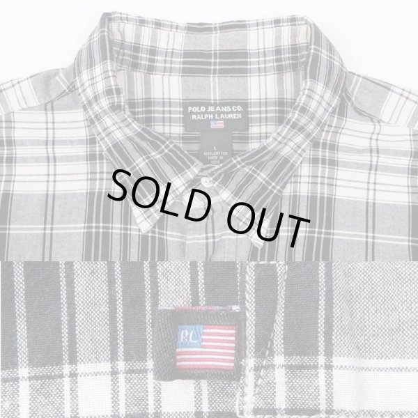 画像4: 90's POLO JEANS S/S レギュラーカラーシャツ (4)