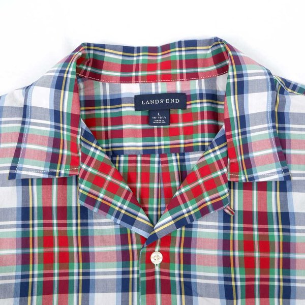 画像3: 00's LANDS‘ END オープンカラーシャツ (3)