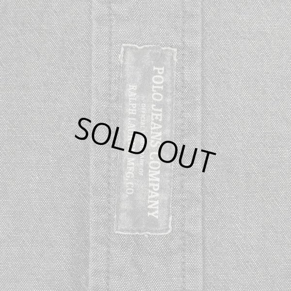 画像4: 90s RALPH LAUREN JEANS S/S シャンブレー ボタンダウンシャツ (4)