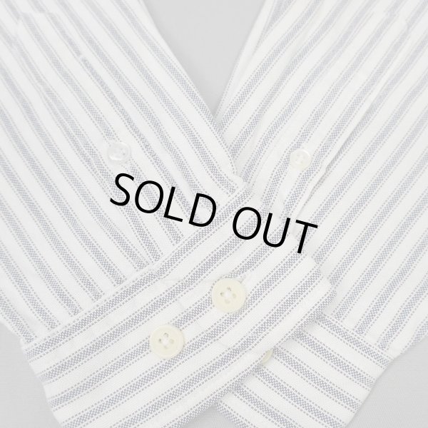 画像5: 90's Eddie Bauer マルチストライプ柄 ボタンダウンシャツ “白タグ” (5)