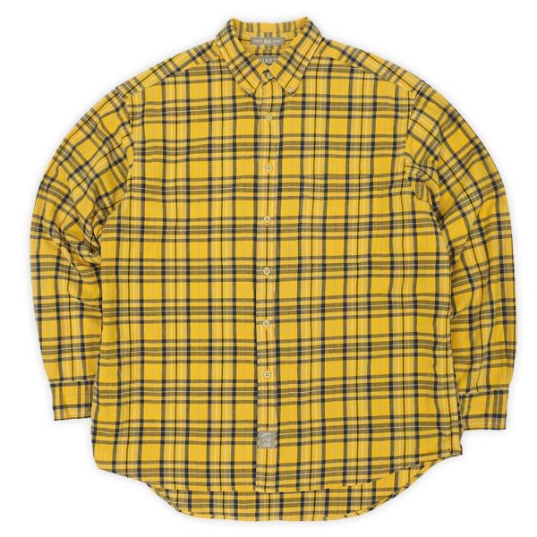 画像1: 90's KHAKI'S by ARROW ボタンダウンシャツ "Yellow Plaid / BIG OXFORD" (1)