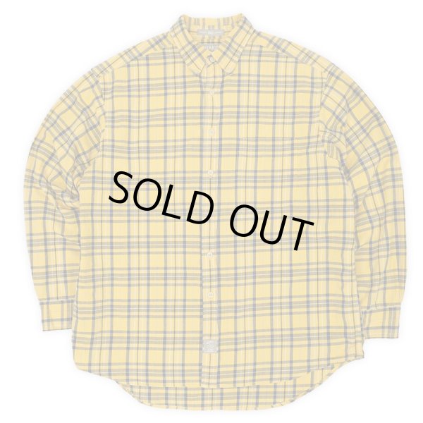 画像1: 90's KHAKI'S by ARROW ボタンダウンシャツ "Yellow Plaid / BIG OXFORD" (1)