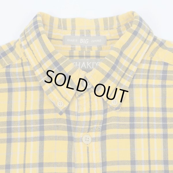 画像3: 90's KHAKI'S by ARROW ボタンダウンシャツ "Yellow Plaid / BIG OXFORD" (3)