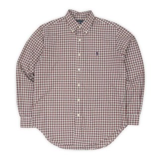 00's Polo Ralph Lauren マチ付き ボタンダウンシャツ 