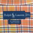 画像2: 90's Polo Ralph Lauren ボタンダウンシャツ "RL WORKSHIRT / Orange Plaid" (2)