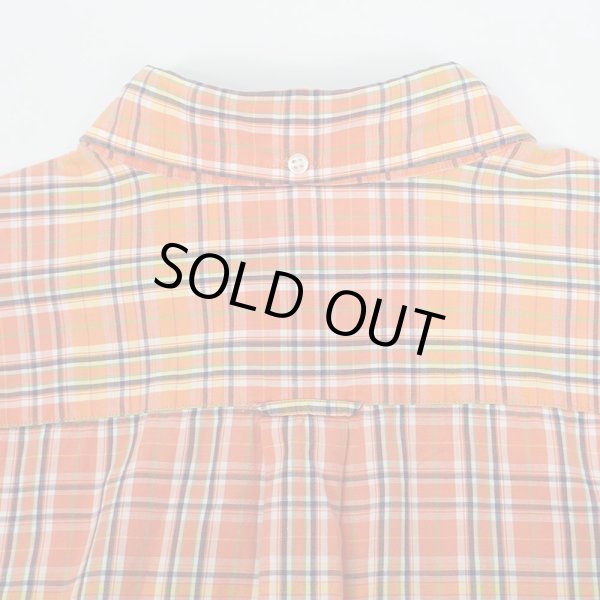 画像4: 90's Polo Ralph Lauren ボタンダウンシャツ "RL WORKSHIRT / Orange Plaid" (4)