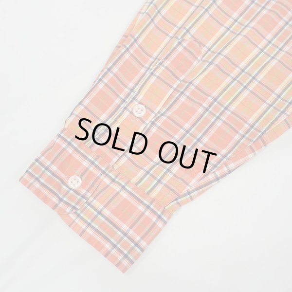 画像5: 90's Polo Ralph Lauren ボタンダウンシャツ "RL WORKSHIRT / Orange Plaid" (5)
