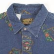画像3: 80's Eddie Bauer 総柄 シャモアクロスワークシャツ "MADE IN USA" (3)
