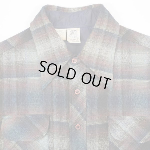 画像3: 70's KENNINGTON ウールシャツ “Ombre Plaid” (3)