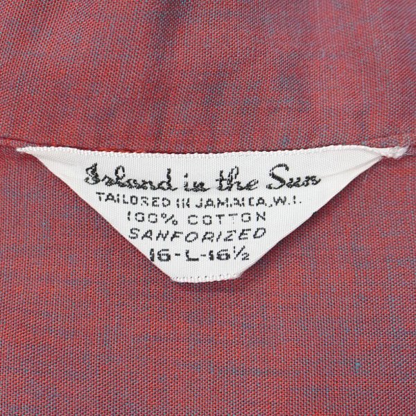 画像2: 60's Island In The Sun S/S オープンカラー ボタンダウンシャツ (2)