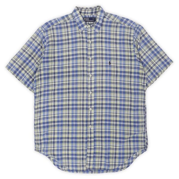 画像1: 90's Polo Ralph Lauren S/S ボタンダウンシャツ "MADE IN CANADA" (1)