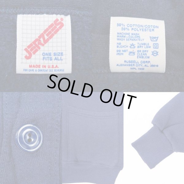 画像3: 90's JERZEES スウェットカーディガン "MADE IN USA" (3)