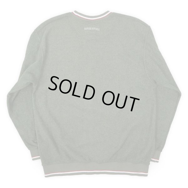 画像2: 90's BANANA REPUBLIC ロゴ刺繍 スウェット (2)