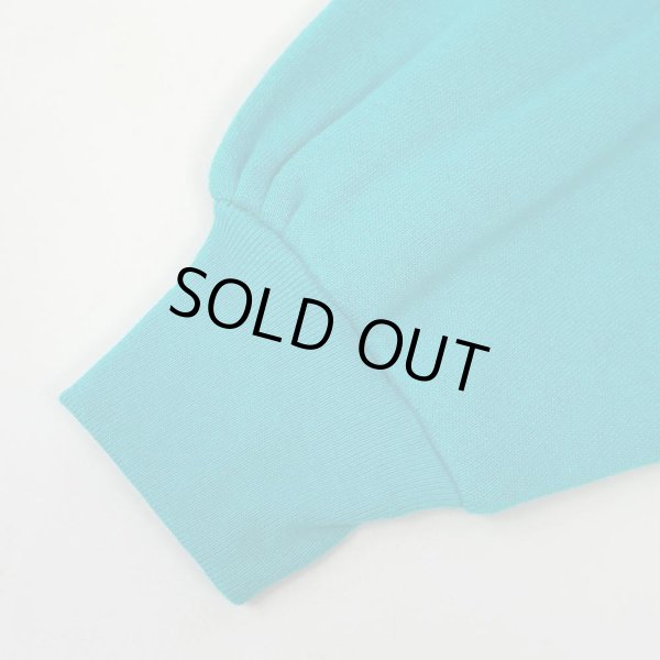 画像3: 90's Fruit of the loom ブランクスウェット "TURQUOISE BLUE / MADE IN USA / DEADSTOCK" (3)