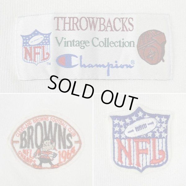 画像4: 90's Champion フットボールTシャツ "MADE IN USA / THROWBACKS Vintage Collections" (4)