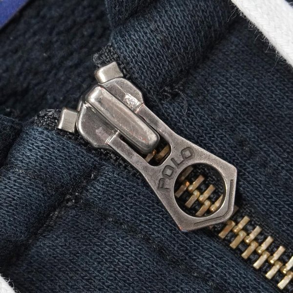画像4: 00's Polo Ralph Lauren フルジップ スウェットパーカー "BLACK" (4)