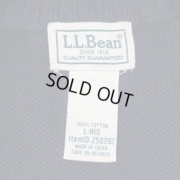 画像2: 00's L.L.Bean コットン ドライバーズニット (2)