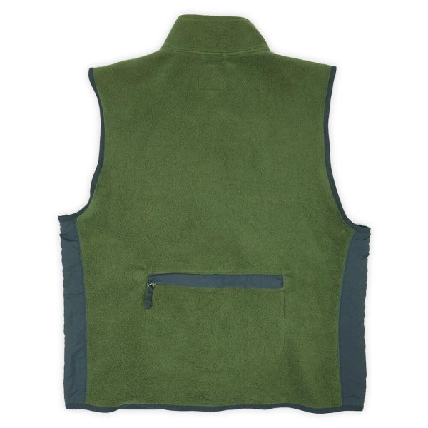 画像2: 90's OLD GAP フリースベスト "OLIVE" (2)