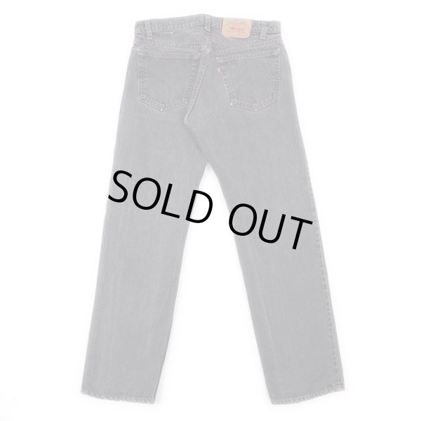 画像2: 90's Levi's 505-0259 先染め ブラックデニムパンツ "MADE IN USA" (2)