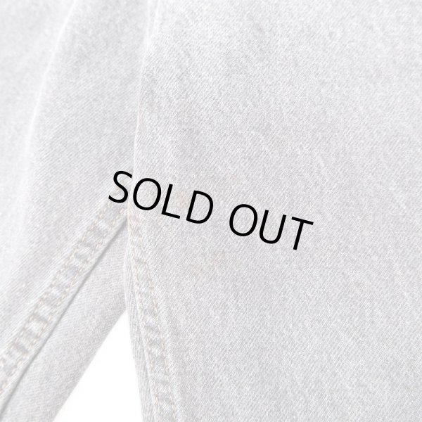 画像4: 90's Levi's 505-0259 先染め ブラックデニムパンツ "MADE IN USA" (4)