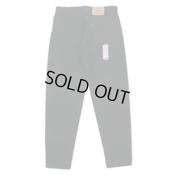 画像3: 90's Levi's 550 ブラックデニムパンツ "MADE IN USA / DEADSTOCK" (3)