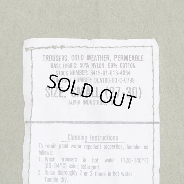 画像3: 80's US.NAVY A-2 デッキパンツ "ALPHA社製 / DEADSTOCK" (3)