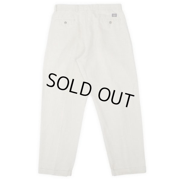 画像2: 90's DOCKERS 2タック リネントラウザー (2)