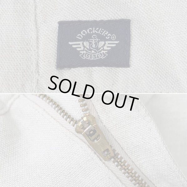 画像4: 90's DOCKERS 2タック リネントラウザー (4)