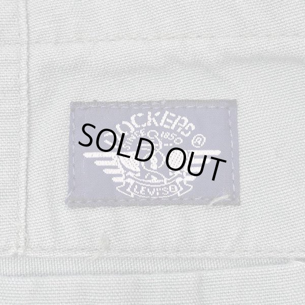 画像3: 90's DOCKERS 2タック コットン トラウザー "W35相当" (3)